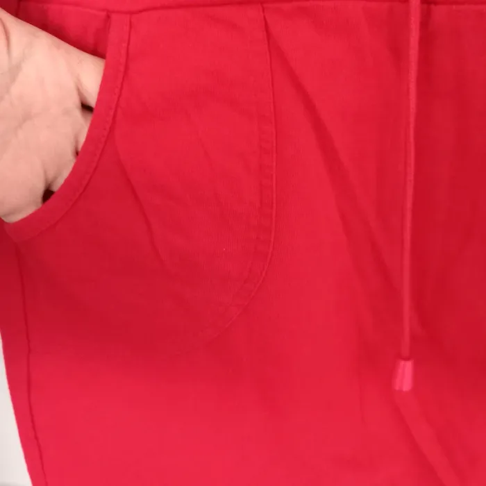 Robe rouge en coton - photo numéro 2