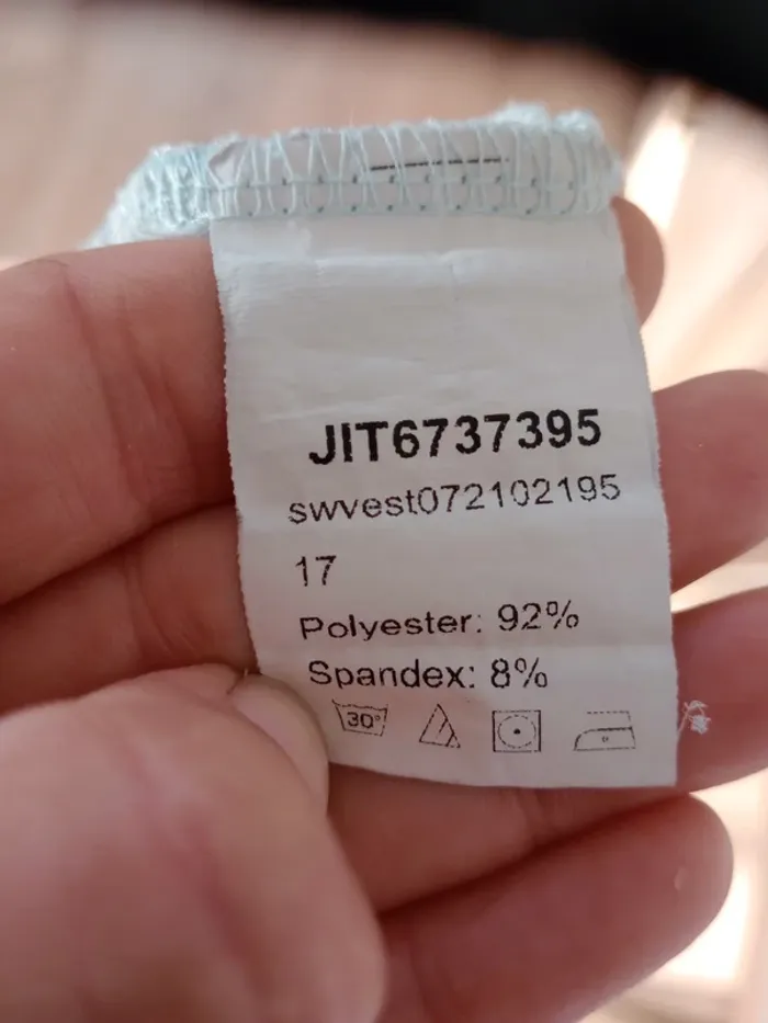 Top femme 36 bleu clair avec petites fleurs c26 - photo numéro 6