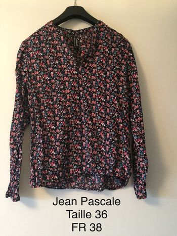 Chemise fleurie Jean Pascale Taille 38