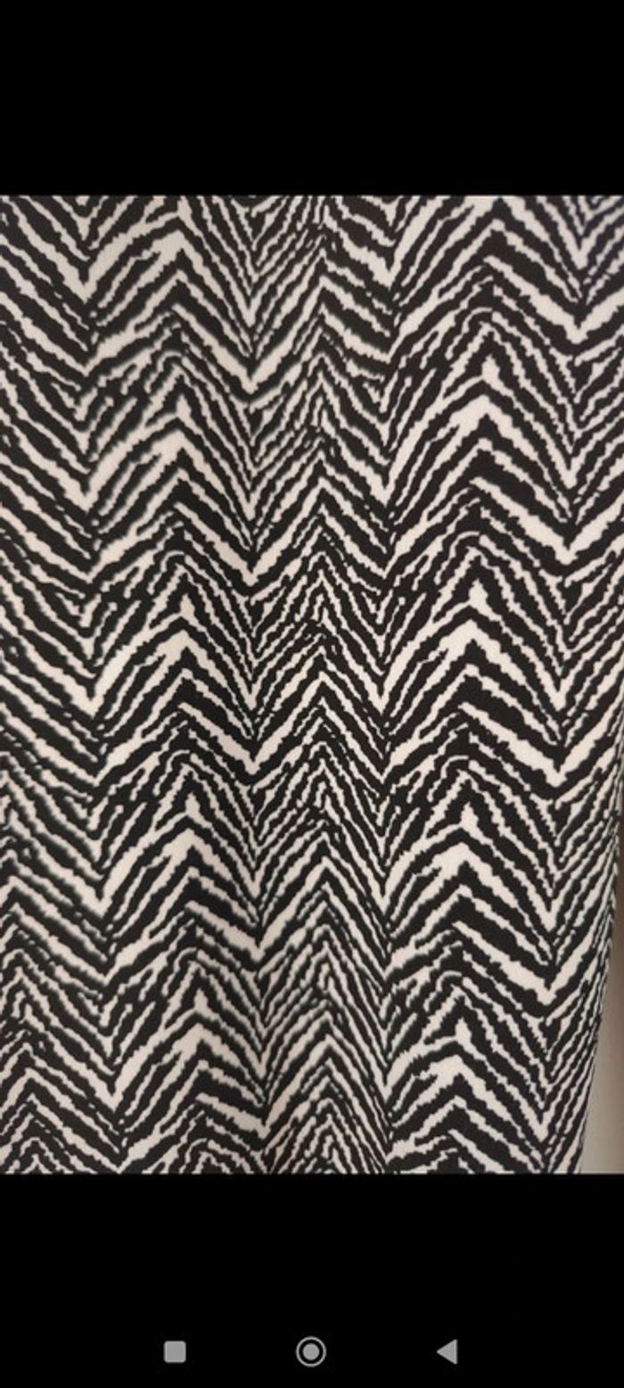 Legging zébré noir et blanc taille XL/XXL - photo numéro 4