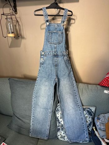 Salopette en jeans 10 ans Gémo