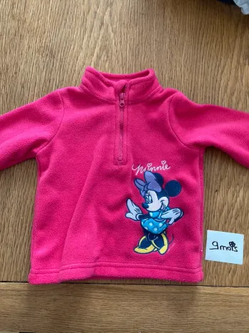 Polaire rose minnie 9 mois