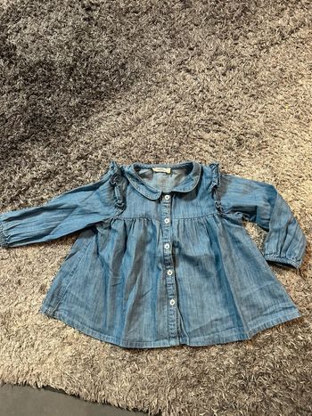 Blouse en jeans 12mois