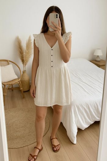 Robe blanche Mademoiselle D Paris – taille 36