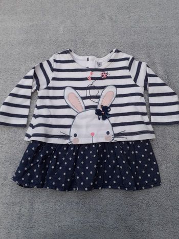 Tunique fille manches longues 6 mois neuf