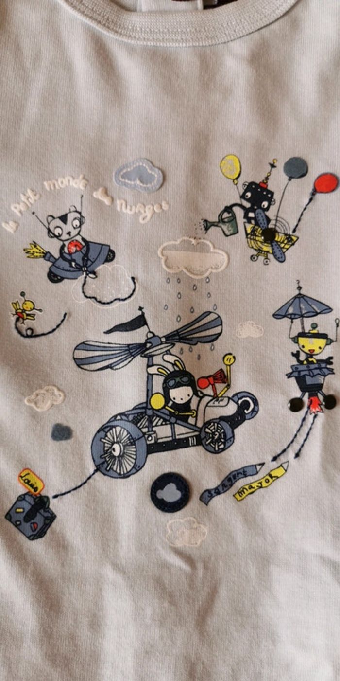 Tee shirt ml 6 mois - photo numéro 6