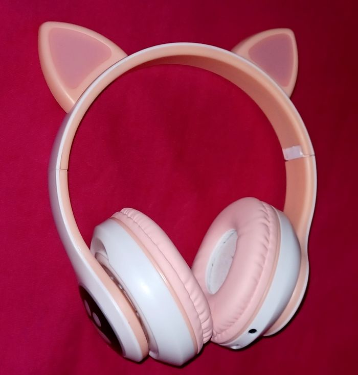 Casque oreilles de chat - photo numéro 2