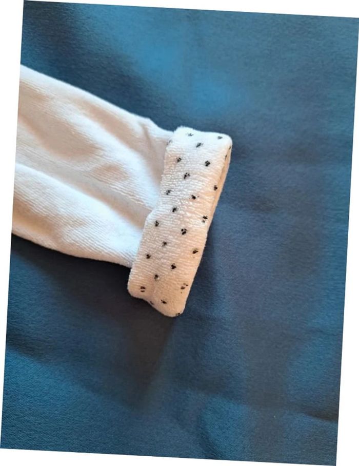 Pyjamas une pièce velour avec pied et oreilles 18 mois - photo numéro 4
