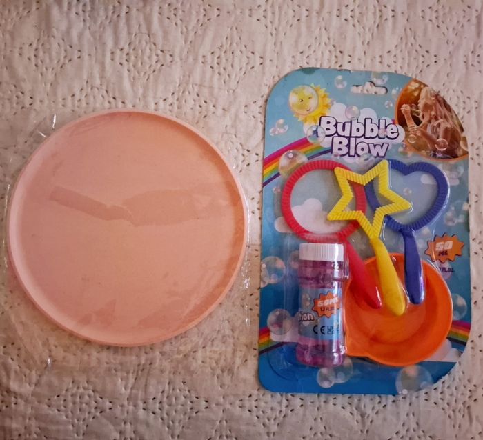 Lot jeux bulle et frisbee