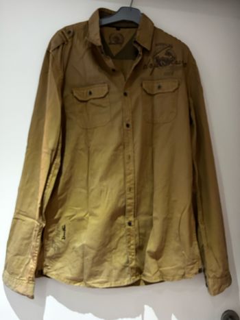 Chemise homme marron Carnet de Vol