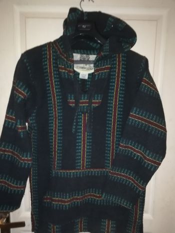 poncho mexicain Senior Lopez