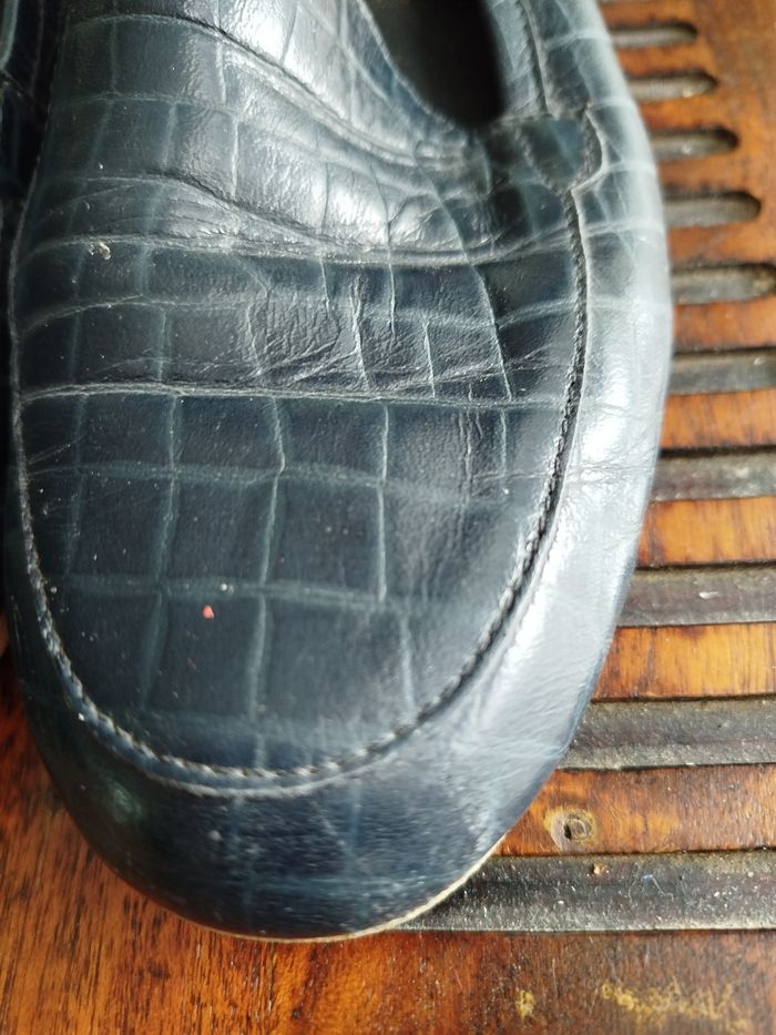 Mocassins cuir gaufré - photo numéro 5
