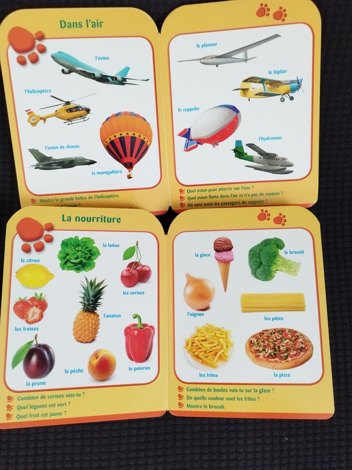 Livres cartonnés Les mots et les véhicules Collection Petits Pas - photo numéro 2