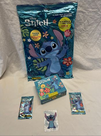 Maxi Kit panini cartes a collectionner STITCH