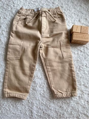 Pantalon beige 12/18 mois