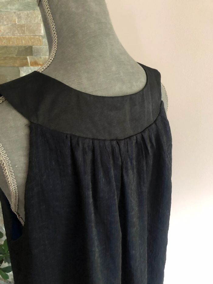 Robe fluide avec plastron - photo numéro 5