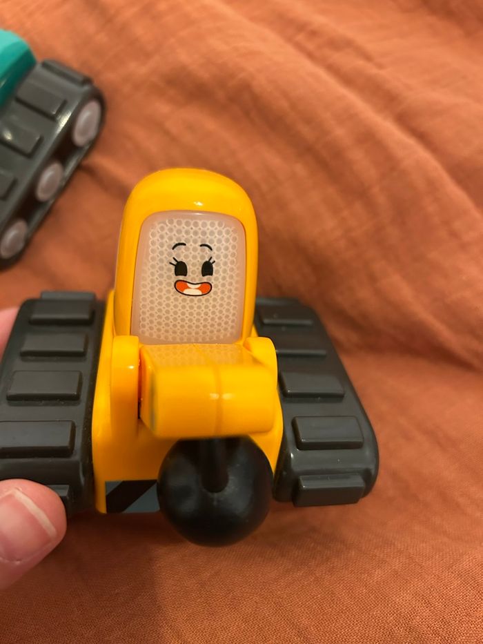 🚜 Lot de 2 véhicules de chantier – Jouets enfant 🚜