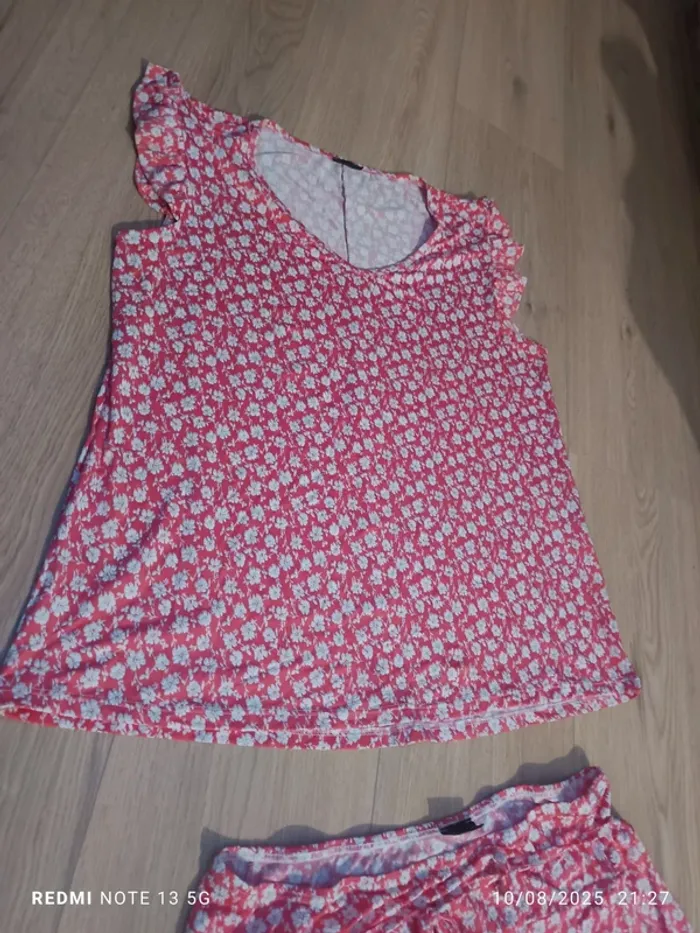 Magnifique ensemble fleuri taille xl - photo numéro 3