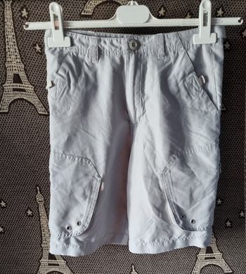 Bermuda gris multiples poches 10ans