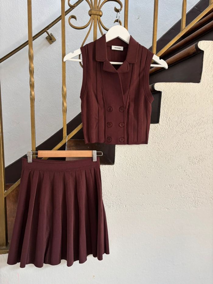 Ensemble Sandro marron