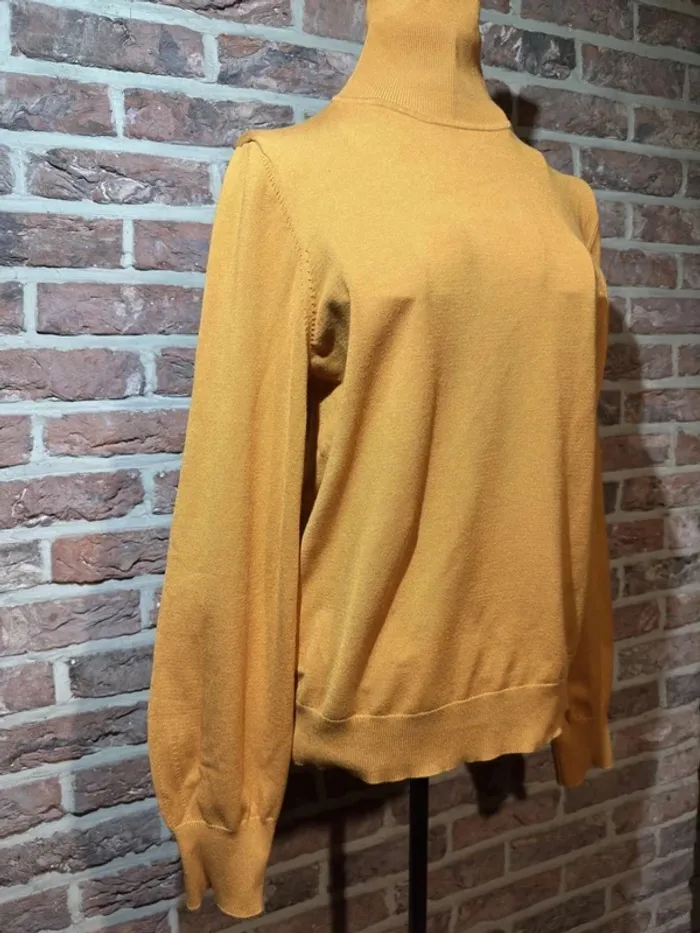Pull col roulé orange Esprit Taille M / L - photo numéro 8