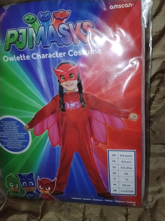 déguisement pjmasks amscan taille 5/6 ans - photo numéro 2