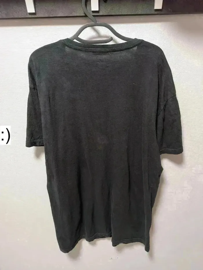 T-shirt noir col V – Polo Ralph Lauren – Style Y2K vintage - photo numéro 5
