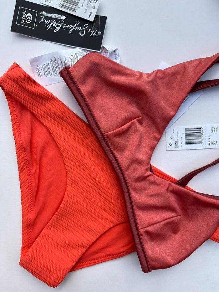 Bas de maillot orange à rayures - photo numéro 11