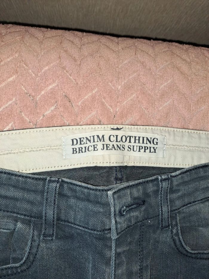 Jean homme bleu grisé comme neuf Brice Jeans slim 38 - photo numéro 4