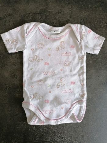 Bodie manches courtes mots d enfants 1-3 mois