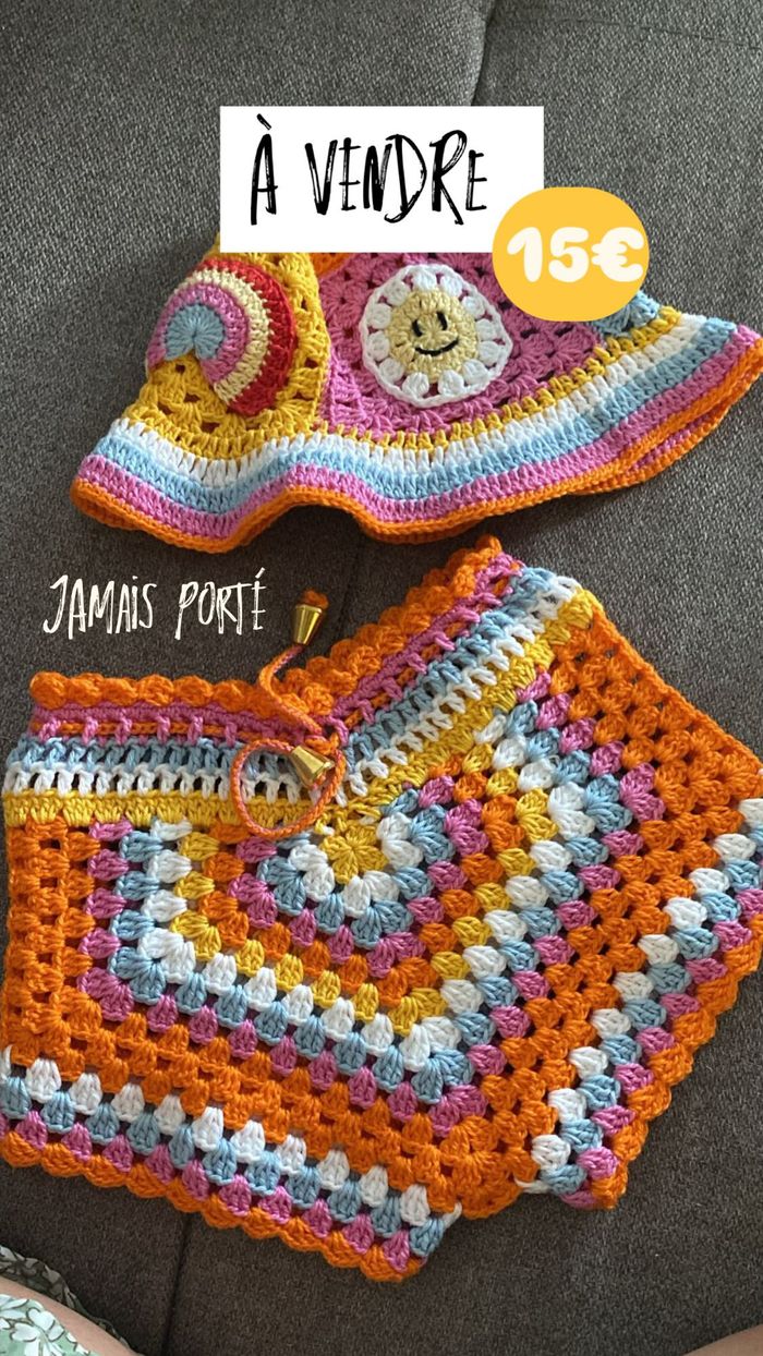 Ensemble en crochet pour Fille