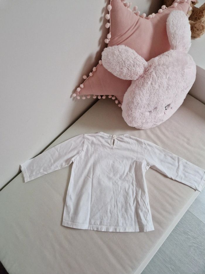 T-shirt longue manche 🎀 12-18mois - photo numéro 4