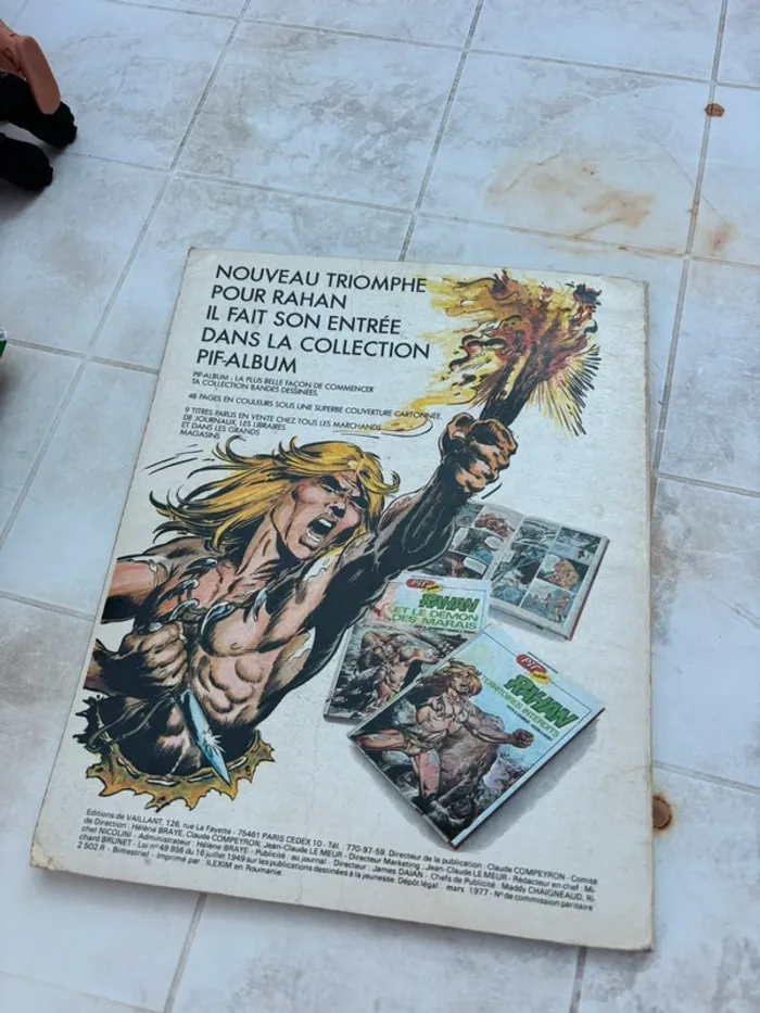 🦴 bandes dessinées Rahan n22 (mars 1977)Édition originale vintage 🦁 - photo numéro 4