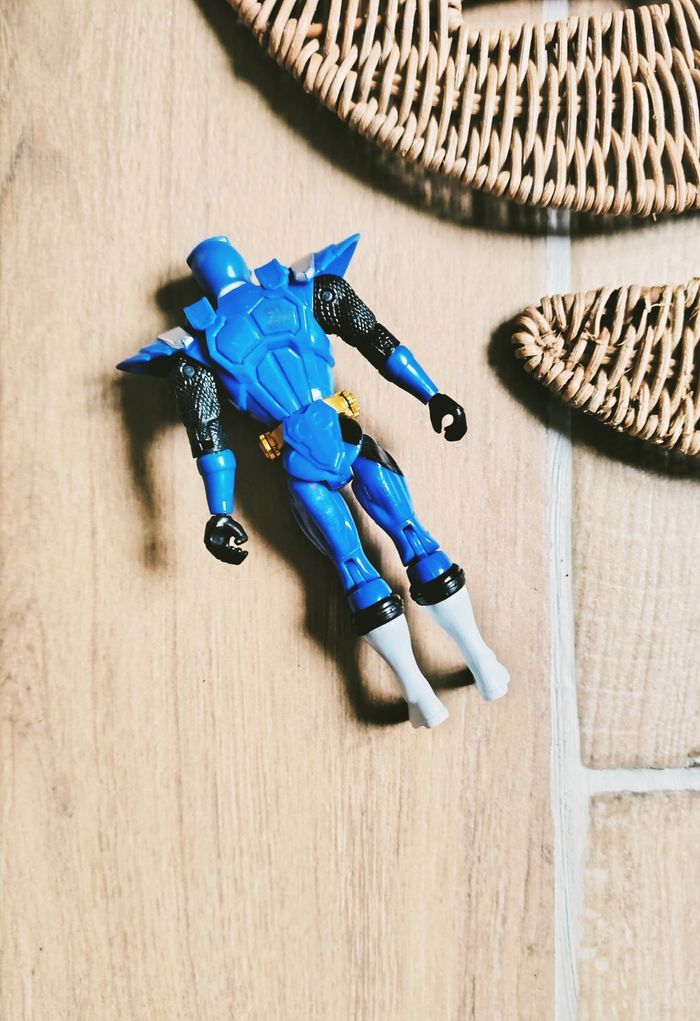 🙅 Power rangers ninja steel figurine Maître Ninja du ranger bleu marque Bandai - photo numéro 2