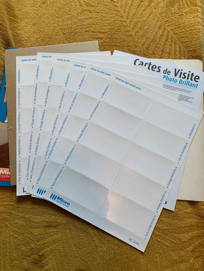 Cartes de Visites Papiers d’impression - photo numéro 4