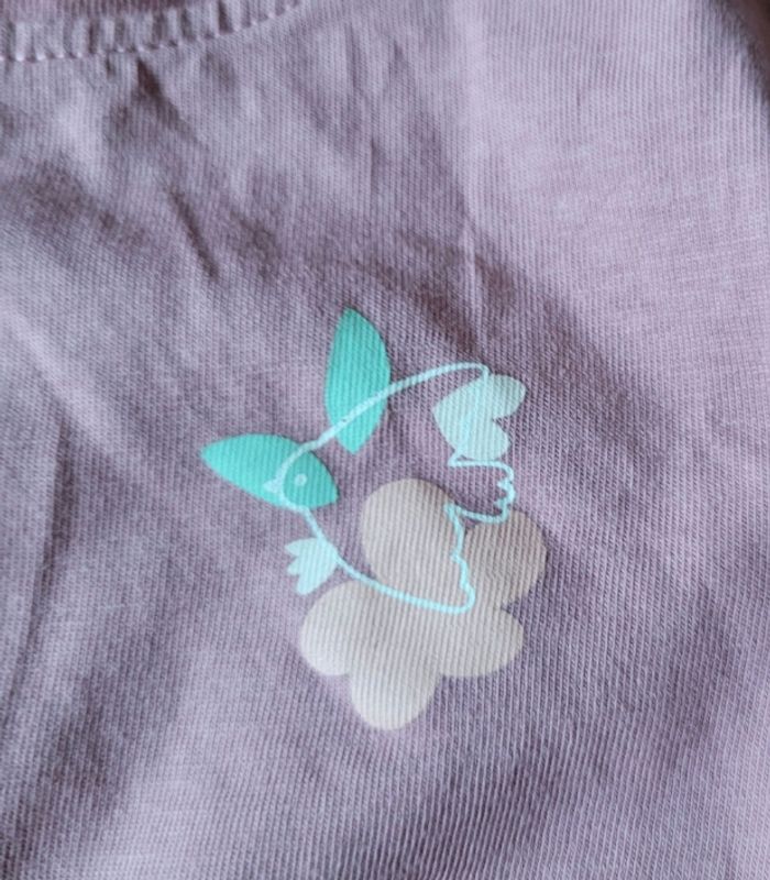 Lot de 2 t-shirts manches longues à fleurs taille 36 mois - photo numéro 8