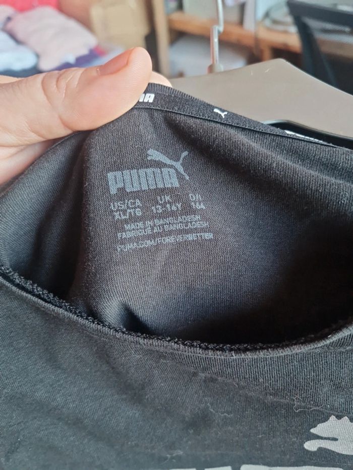 T-shirt puma noir 13/14 ans - photo numéro 3