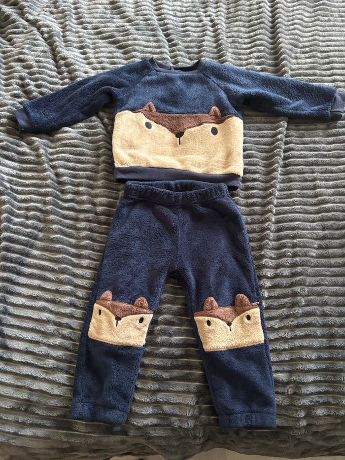 Pyjama hiver écureuil bébé 23 mois - photo numéro 2