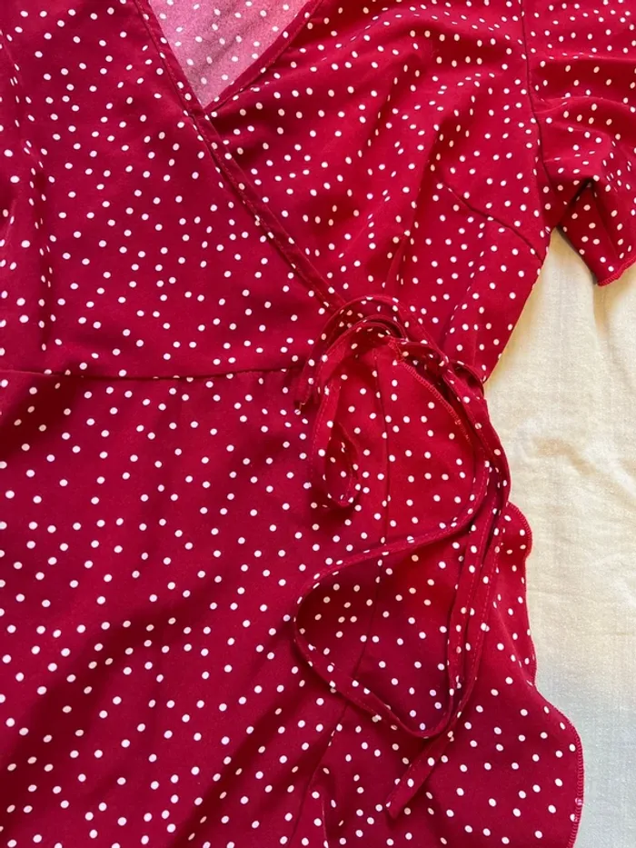 Robe volante rouge Shein - photo numéro 2