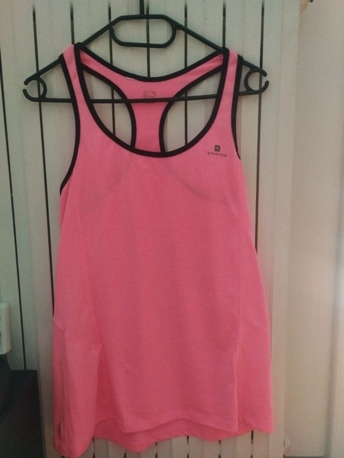 Top, débardeur de sport rose Domyos taille 40