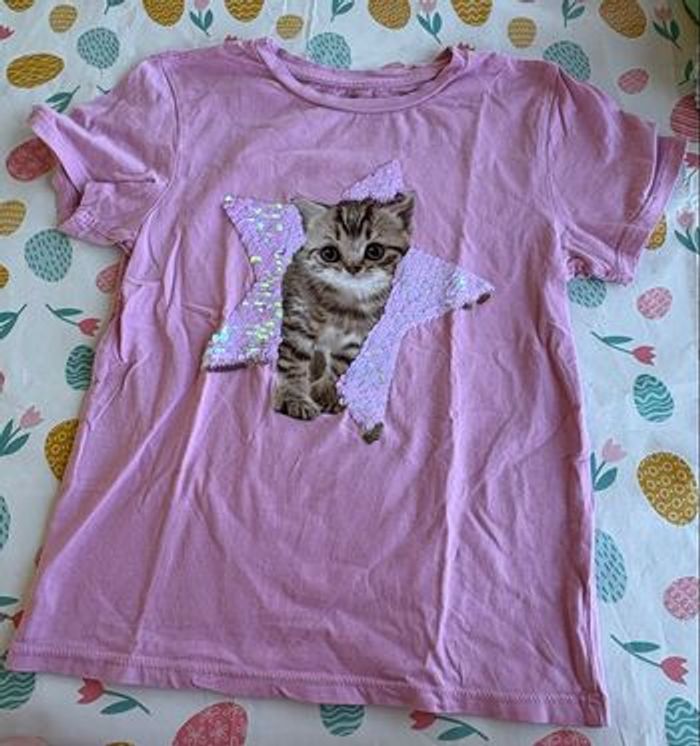 T shirt Chat 122/128 - photo numéro 1