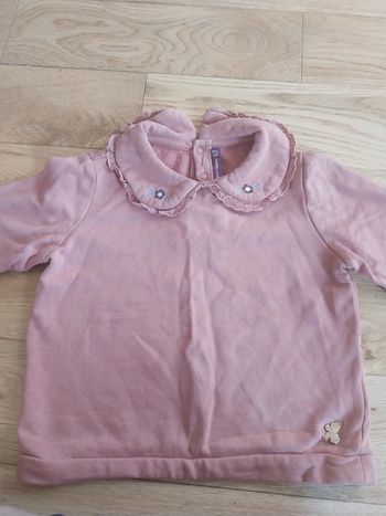 Sweat-shirt col claudine 6 ans