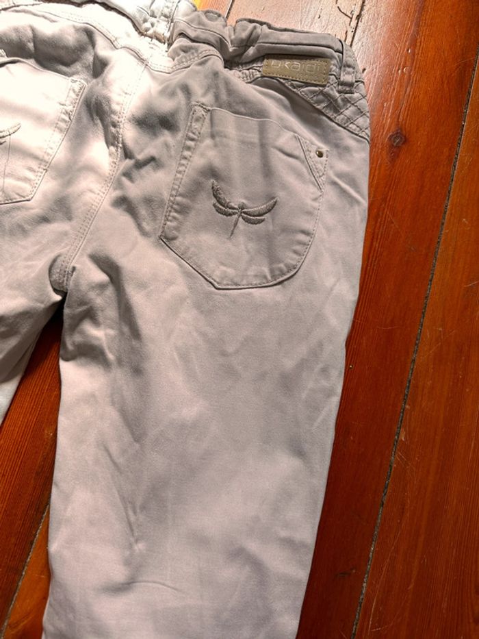 Pantalon okaidi 12a gris libellule - photo numéro 6