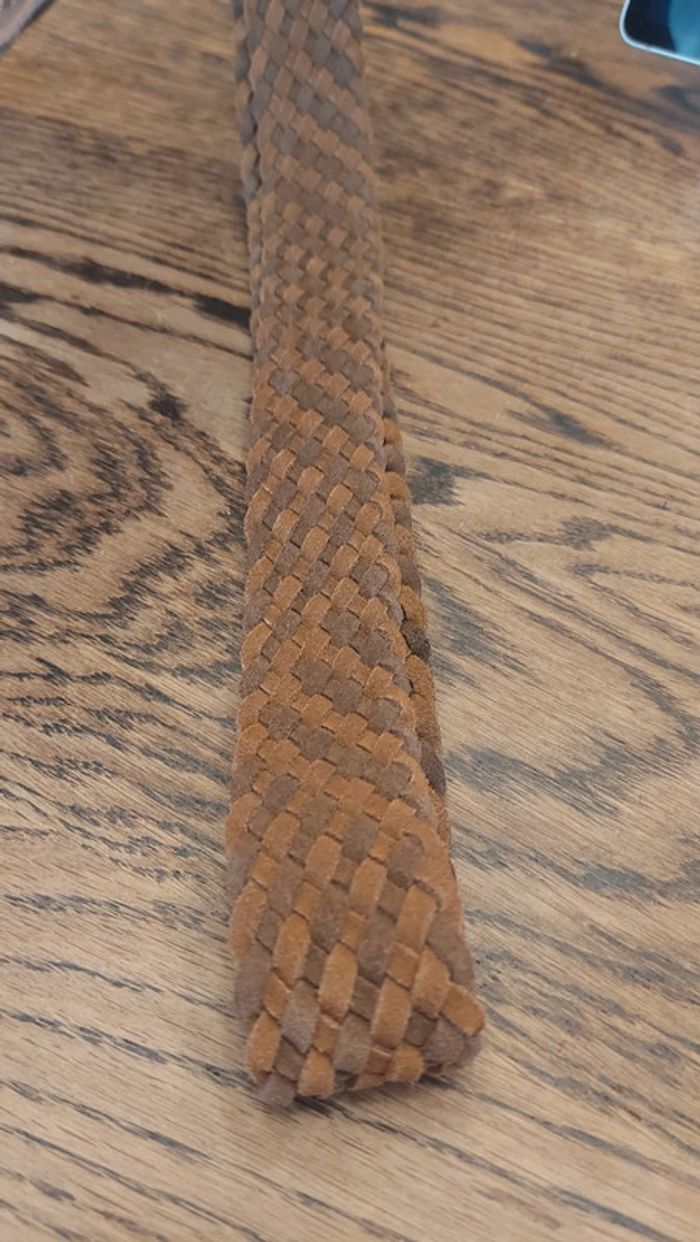 Ceinture tressée Naf Naf cuir taille 3 (85cm) - photo numéro 13