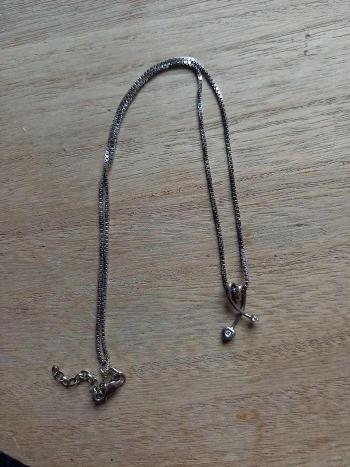 Collier argent