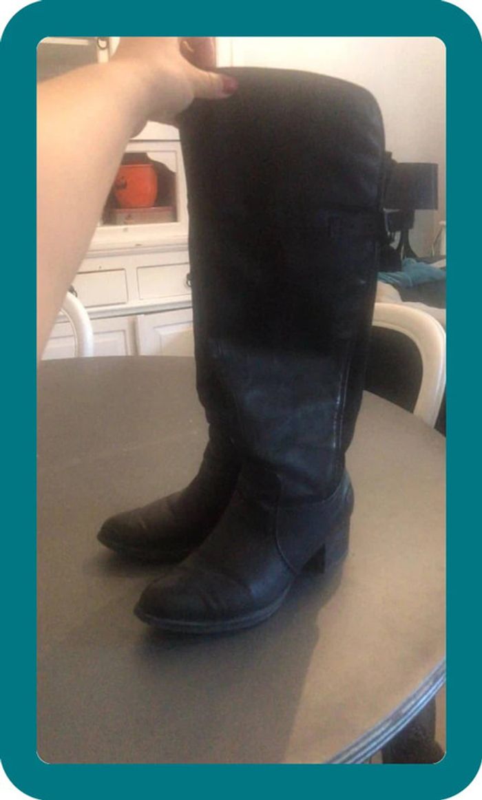 Bottes en cuir