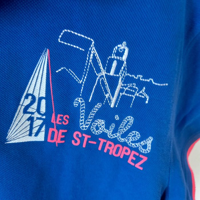 Polo bleu Kappa voiles St-Tropez 2017 XXL - photo numéro 3