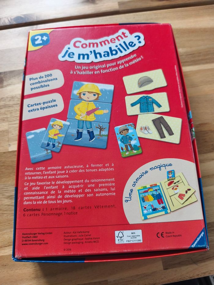 Jeu Comment je m'habille ? : Ravensburger - photo numéro 2