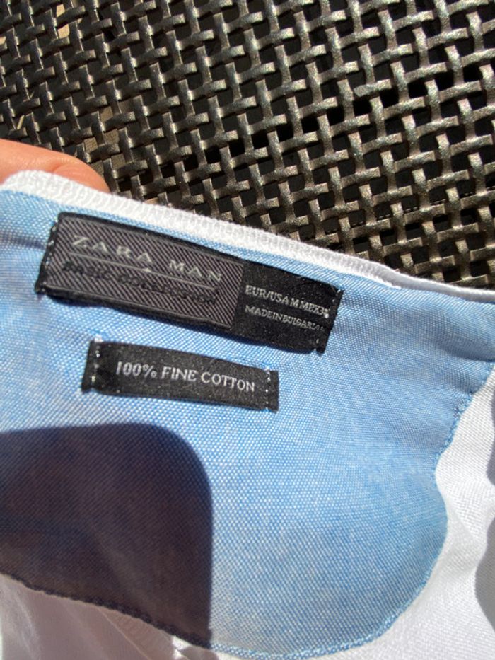 Pull léger blanc  coton zara m - photo numéro 6