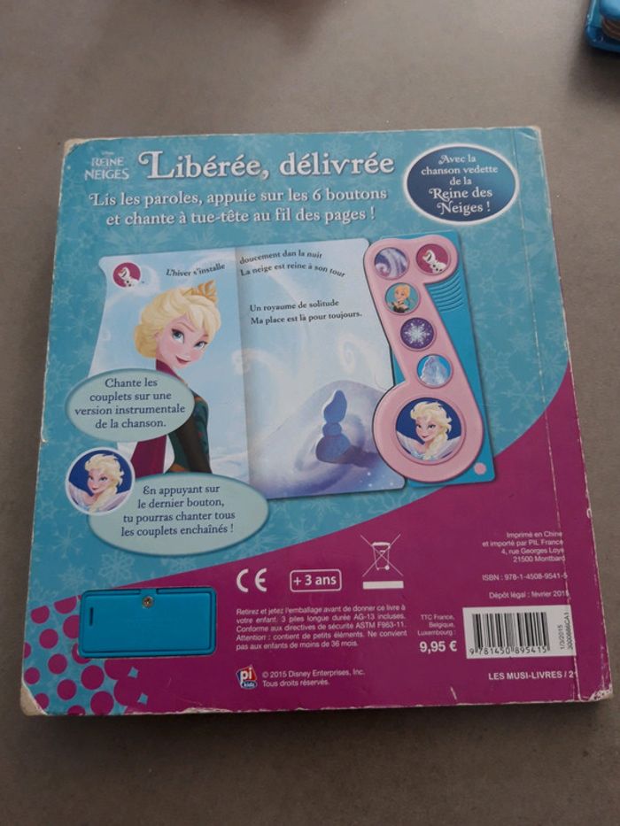 Livre reine des neiges musicale - photo numéro 7